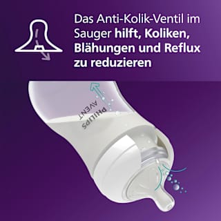 Trinksauger Natural Response Silikon, Durchflussrate 2 PHILIPS AVENT