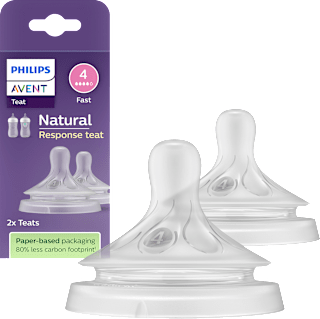 Trinksauger Natural Response Silikon, Durchflussrate 4 PHILIPS AVENT