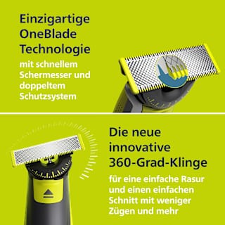 Elektrischer Rasierer, OneBlade 360 Face QP2724/23 PHILIPS OneBlade