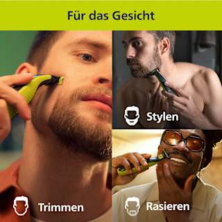 Elektrischer Rasierer, OneBlade 360 Face QP2724/23 PHILIPS OneBlade