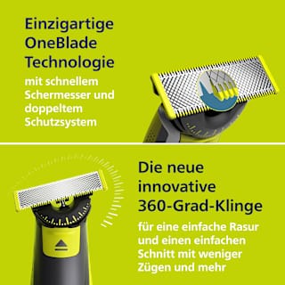 Elektrischer Rasierer, OneBlade 360 Face & Body QP2834/23 PHILIPS OneBlade