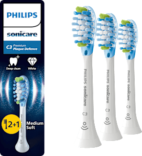 Aufsteckbürsten C3 Premium Plaque Defence weiß Philips Sonicare