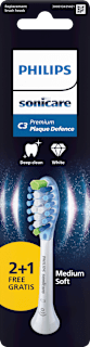 Aufsteckbürsten C3 Premium Plaque Defence weiß Philips Sonicare