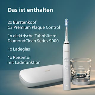 Schallzahnbürste  HX9913/17 Diamond Clean 9000 weiß Philips Sonicare