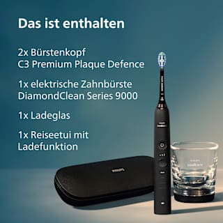 Schallzahnbürste Sonicare Diamond Clean 9000 schwarz Philips Sonicare