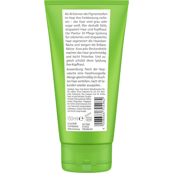 Conditioner coloriertes & strapaziertes Haar Plantur 39