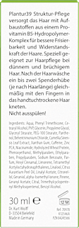 Haarkur Struktur-Pflege Plantur 39
