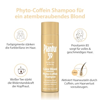 Shampoo Color Blond Phyto-Coffein Plantur 39