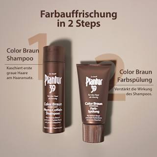 Shampoo Phyto-Coffein Color Braun Plantur 39
