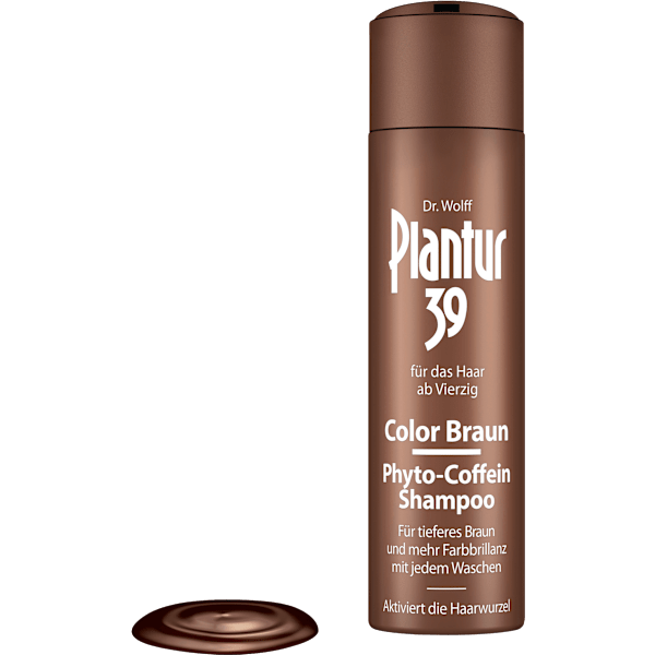 Shampoo Phyto-Coffein Color Braun Plantur 39