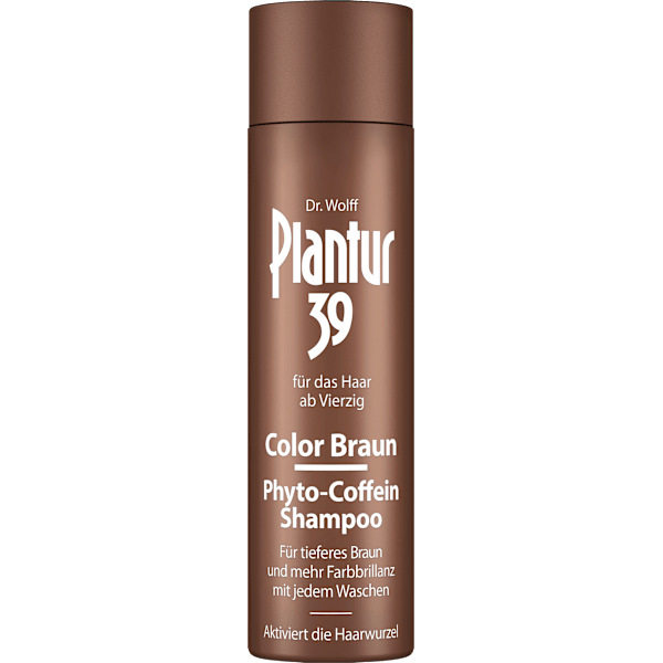 Shampoo Phyto-Coffein Color Braun Plantur 39