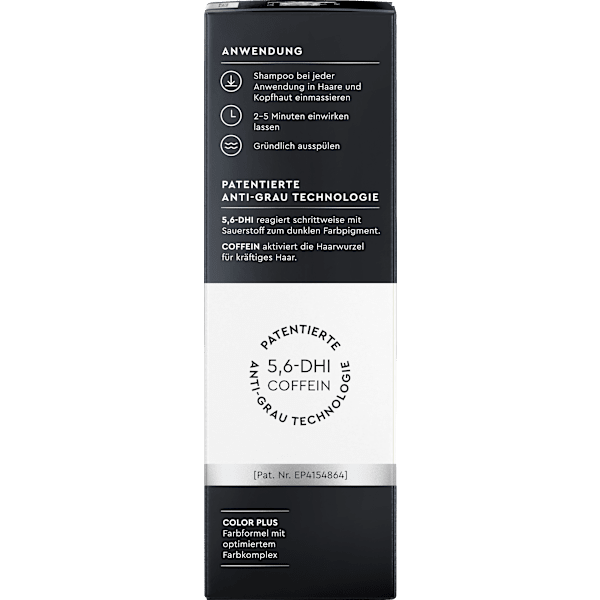 Farbshampoo Color Plus Dunkelbraun bis Schwarz Plantur