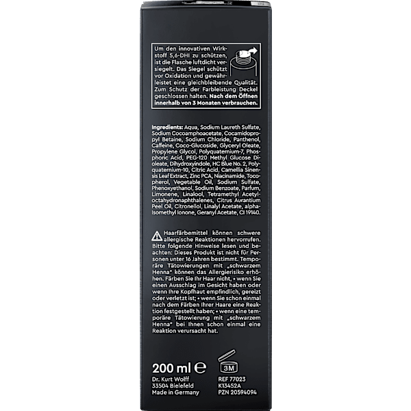 Farbshampoo Color Plus Dunkelbraun bis Schwarz Plantur