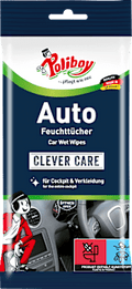 Feuchte Reinigungstücher für Autopflege Poliboy