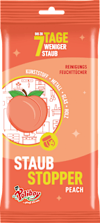 Feuchte Reinigungstücher für Möbel Peach Staubstopper Poliboy