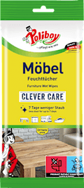 Feuchte Reinigungstücher für Möbel  Poliboy