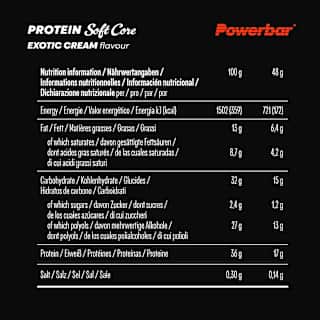 Proteinriegel, Protein Soft Core, Exotic Cream Geschmack PowerBar