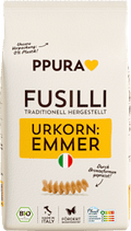Nudeln, Fusilli aus Emmer PPURA