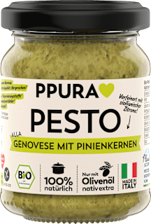 Pesto, alla Genovese mit Pinienkernen PPURA