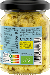 Pesto, Artischocken & Zitrone PPURA