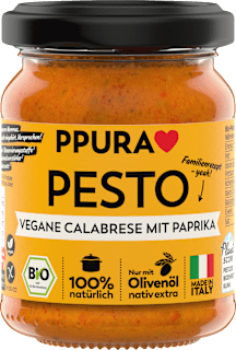 Pesto, Calabrese mit Paprika, vegan PPURA