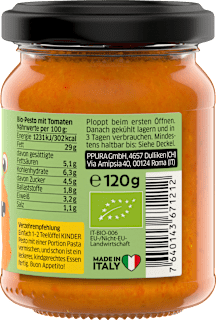 Pesto, Rosso mild für Kinder PPURA