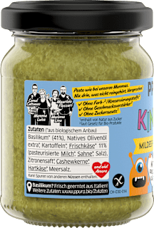 Pesto, Verde mild für Kinder PPURA