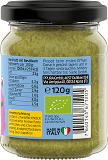 Pesto, Verde mild für Kinder PPURA