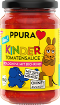 Tomatensauce, Bolognese mit Rindfleisch für Kinder PPURA