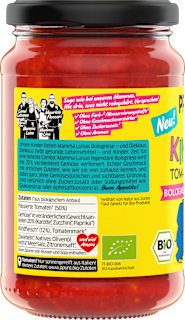Tomatensauce, Bolognese mit Rindfleisch für Kinder PPURA