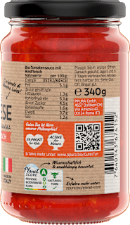 Tomatensauce, Bolognese mit Rindfleisch PPURA