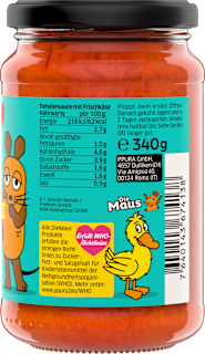 Tomatensauce mit cremigem Frischkäse für Kinder PPURA