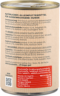 Nassfutter Hund Rind Primox