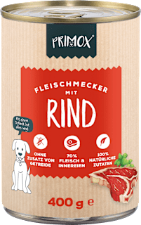 Nassfutter Hund Rind Primox