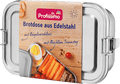 Brotdose aus Edelstahl mit Bügelverschluss Profissimo