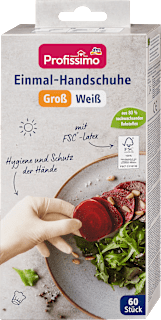 Einmal-Handschuhe Latex weiß Groß Profissimo
