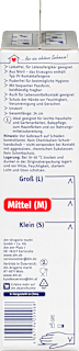 Einmalhandschuhe latexfrei schwarz Mittel Profissimo
