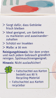 Flaschenverschlüsse aus Silikon neutral Sommerliebe  Profissimo