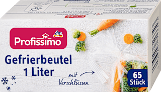 Gefrierbeutel 1 l mit Verschlüssen Profissimo