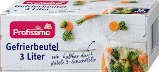Gefrierbeutel 3 l mit Verschlüssen Profissimo