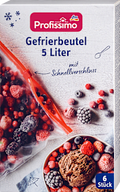 Gefrierbeutel 5 l mit Schnellverschluss Profissimo