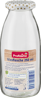 Glasflasche 250ml Profissimo
