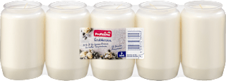 Grabkerze Nr.3 weiß  Profissimo