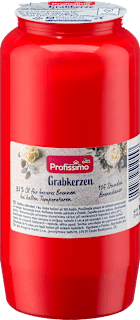 Grabkerze Nr.7 rot Profissimo