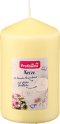 Kerze glatt 140/80 buttergelb Profissimo
