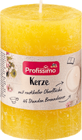 Kerze rustik 100/68 gelb Profissimo
