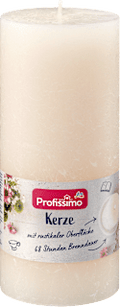 Kerze rustik 160/68 elfenbein Profissimo