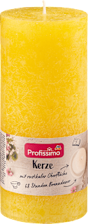 Kerze rustik 160/68 gelb Profissimo
