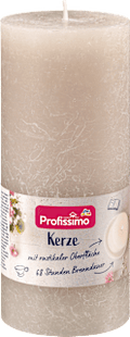Kerze rustik 160/68 greige  Profissimo