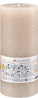Kerze rustik 160/68 greige  Profissimo